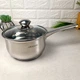 Ковш 1.6л из нержавеющей стали с крышкой с многослойным дном ARDESTO Gourmet - изображение 1