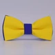 Бабочка Bow Tie House Basic сине-желтая патриотическая с габардина 06935 - изображение 1