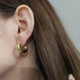 Серьги кольца женские (20 мм) DeKolie MK1271 золотистый - изображение 2