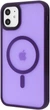 Противоударный матовый чехол с поддержкой MagSafe WAVE Matte Insane Case with MagSafe iPhone 11 (6.1") Deep Purple - изображение 1
