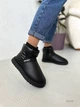 Угги женские черные короткие р.38 (24 см) 00909 - изображение 9
