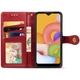 Кожаный чехол-книжка GETMAN Gallant (PU) для Samsung Galaxy A04 Красный - изображение 4