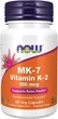 Витамин K2, Now Foods, Vitamin K-2, MK-7, 100 мкг, 60 капсул - изображение 1