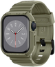 Pasek z etui Spigen Rugged Armor Pro ACS05914 do Apple Watch Series 4/5/6/7/8/9/SE/SE2 44-45 mm Vintage Khaki (8809896742726) - obraz 1