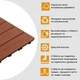 Композитна плитка WPC тик 30*30CM*2СM (D) SW-00001712 - зображення 4