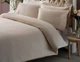 Постельное белье Tac. Premium Basic Stripe Cremе King Size-Евро - изображение 1