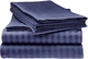 Простынь на резинке U-tek. Home Violet Night Stripe-80х200х25 - изображение 2