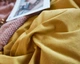 Постільна білизна Love you. Варена бавовна гірчиця-антрацит-Євро - зображення 2