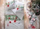 Светящееся постельное белье TAC. Snowflake Green-Евро - изображение 1