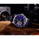 Мужские часы Orient RA-AG0011L10B Серебро\Синий Натуральная кожа - изображение 2