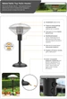 Набор Газовый обогреватель Sahara Patio настольный 4.5 кВт + Баллон газовый Meva GasBank Single (40316-KEV-5) - изображение 5