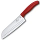 Нож кухонный Victorinox SwissClassic Santoku 17 см Red Vx68521.17B - изображение 1