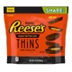 Шоколад Reese's Thins Dark з начинкою з арахісової олії 208г - зображення 1