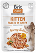 Mokra karma Brit Care Kitten Savory Salmon Pouch z pysznym łososiem dla kociąt 85 g (8595602565313) - obraz 1