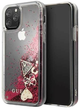 Панель Guess Glitter Hearts для Apple iPhone 11 Pro Малинова (3700740461907) - зображення 1