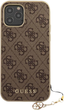 Etui Guess 4G Charms Collection do Apple iPhone 12 Pro Max Brown (3700740489567) - obraz 1