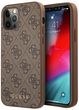 Панель Guess 4G Metal Gold Logo для Apple iPhone 12/12 Pro Коричневий (3700740493748) - зображення 1