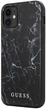 Панель Guess Marble для Apple iPhone 12 mini Чорна (3700740481660) - зображення 1