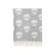 Пляжное полотенце Lotus. Pestemal Skull grey-90х160 - изображение 2
