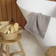 Полотенце махровое Karaca Home. Diele gri-50х90 - изображение 5