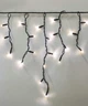 Уличная светодиодная гирлянда бахрома 100 LED, 5x0,7м, черный каучук, статический режим, 220В, IP65, Теплый белый - изображение 3