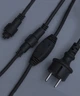 Вулична гірлянда бахрома 160 LED+FLASH, 5x0,7м, 220В, чорний каучук, статичний режим+мерехтіння, IP68 - зображення 8