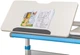 Детский стол Evo-Kids TH-310 с полкой S30 Blue (TH-310 W/BL + BD-S30 BL) - изображение 5