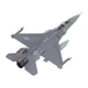 Модель літака винищувача F-16c Fighting Falcon метал масштаб 1:100 - зображення 2