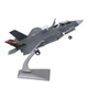 Модель літака винищувача F-35b lightning II метал масштаб 1:100 - зображення 9