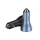 Автомобильное зарядное устройство USB+2 type-C Golden Contactor Pro Triple Fast Charger Car Charger 65W, Blue Baseus (CGJP010003) - изображение 3