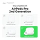 Elago Liquid Hybrid Hang Case Mint для Airpods Pro 2nd Gen (EAPP2RH-HANG-MT) - зображення 8