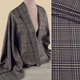 Шерсть костюмная HARRIS TWEED в бежево-синюю клетку, ш.155 (18184.002) - изображение 1
