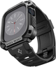 Ремінець + чохол Spigen Tough Armor Pro ACS05237 для Apple Watch Series 7/8/9 45 мм Black (8809811866636) - зображення 2