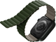 Ремінець Uniq Revix Reversible Magnetic для Apple Watch Series 1/2/3/4/5/6/7/8/SE/SE2 38-41 мм Green Taupe (8886463679081) - зображення 1