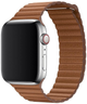 Pasek Apple Leather Loop Band MXAF2AM/A do Apple Watch Series 1/2/3/4/5/6/7/SE2 42-44 mm Brązowy (190199413085) - obraz 1