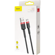 Кабель Baseus Cafule Cable USB to Micro USB 2A 3m CAMKLF-H91&nbsp;Red-Black - изображение 4