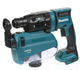 Перфоратор аккумуляторный с системой пылеудаления Makita DHR182ZWJ (LXT, 1.7 Дж, SDS-PLUS, DX05, без аккумулятора, кейс Makpac) - изображение 1