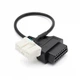 Діагностичний перехідник OBD2 Tesla 12 pin для під'єднання діагностики до авто Tesla (12pin - 16pin) - изображение 3