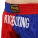 Шорти для тайського боксу та кікбоксингу Twins Kikboxing Heroe 9950 розмір XL (50-52) Red-Blue - зображення 5