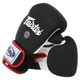 Перчатки для бокса кожаные матовые на липучке Fairtex Matt 8577 14 унций Black-White - изображение 2