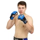 Рукавички для змішаних єдиноборств шкіряні Fairtex Heroe 0582 L-Black - зображення 5