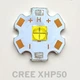 Світлодіод на радіаторі (підкладці) Cree XHP50 [3V, до 1200Lm, до 18W, 5000K] для ліхтарів, фар, світильників 20 мм - зображення 2