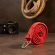 Женский текстильный ремень 90х1,6 см Vintage Красный 000206171 - изображение 12