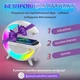 Портативная Bluetooth колонка беспроводная акустическая система ночник смарт настольная лампа с беспроводной зарядкой для телефона 3 в 1 - изображение 7