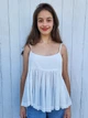 Топ женский удлиненный Oversize на бретельках Only Белый 11229 S (42-44) - изображение 2