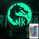Акриловый светильник-ночник с пультом 16 цветов Mortal Kombat Смертельная битва tty-n002254 - изображение 1