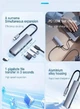 Хаб Lenovo 5в1 100W (3xUSB + 4K HD + Type-C) для Macbook/Windows - зображення 6