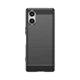 Чохол Lenuo Carbon Fiber для Sony Xperia 5 V Black - изображение 1
