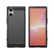 Чохол Lenuo Carbon Fiber для Sony Xperia 5 V Black - изображение 2