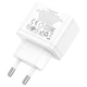 Зарядне мережеве Hoco N29 2Type-C PD35W швидка зарядка Білий - зображення 3
